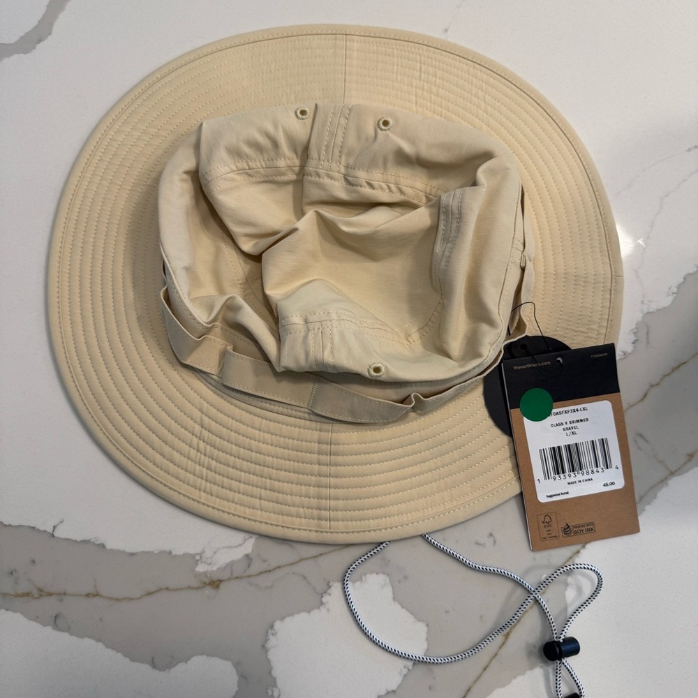 The North Face Brimmer Bucket Hat in Light Beige New - Picture 4 of 4